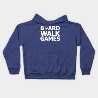 Boardwalk Logo - White, Kids Hoodie